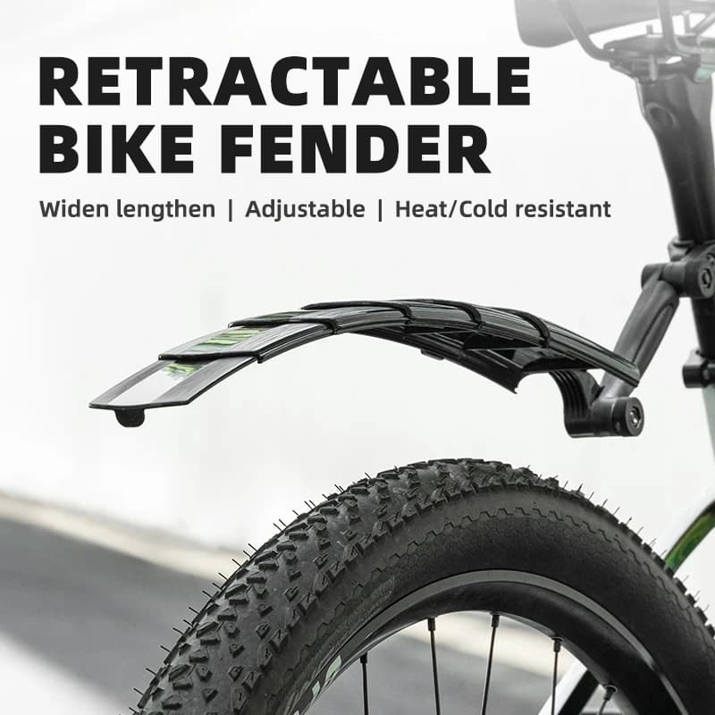 Parafanghi per bici ROCKBROS parafango per bicicletta allunga parafango universale per ruota anteriore/posteriore durevole accessori per ciclismo a sgancio rapido