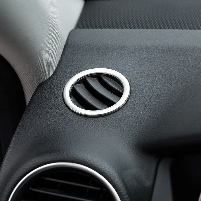 For Mercedes Benz class C W204 Car styling Dashboard Outlet Air conditioning Decor Frame Protective cover Trim Car accessories