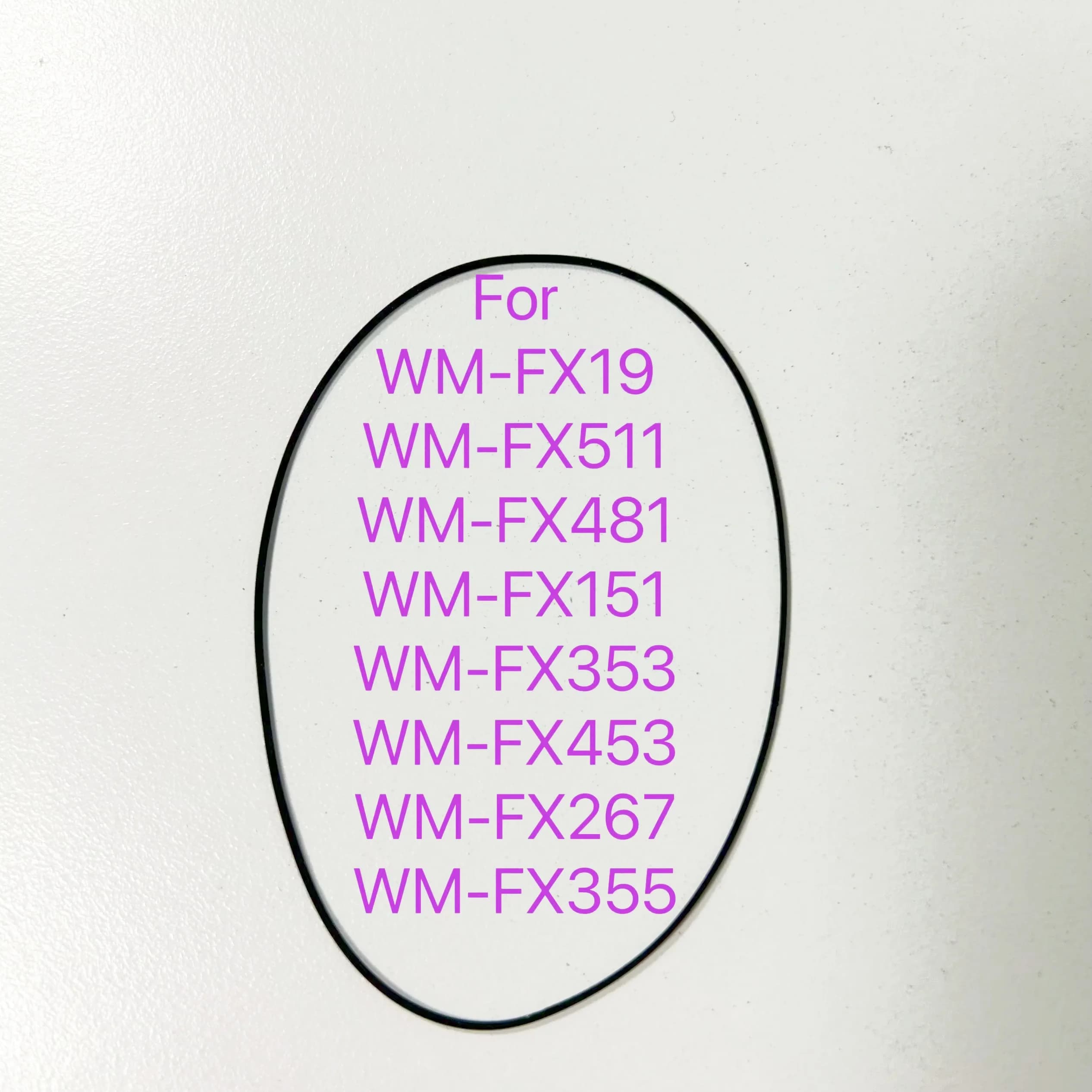Cinghia per Sony WM-FX19 WM-FX511 WM-FX481 WM-FX151 WM-FX353 WM-FX453 WM-FX267 WM-FX355 Registratore a nastro Walk Cassette Deck Radio