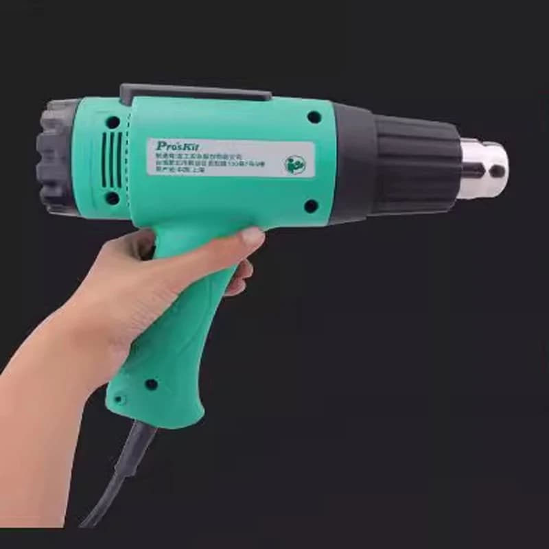 Pro'sKit Nuova Pistola Ad Aria Calda Industriale Display Digitale Ad Alta Potenza Pistola Da Forno Pellicola Speciale Tubo Termoretraibile Che Soffia SS-615H