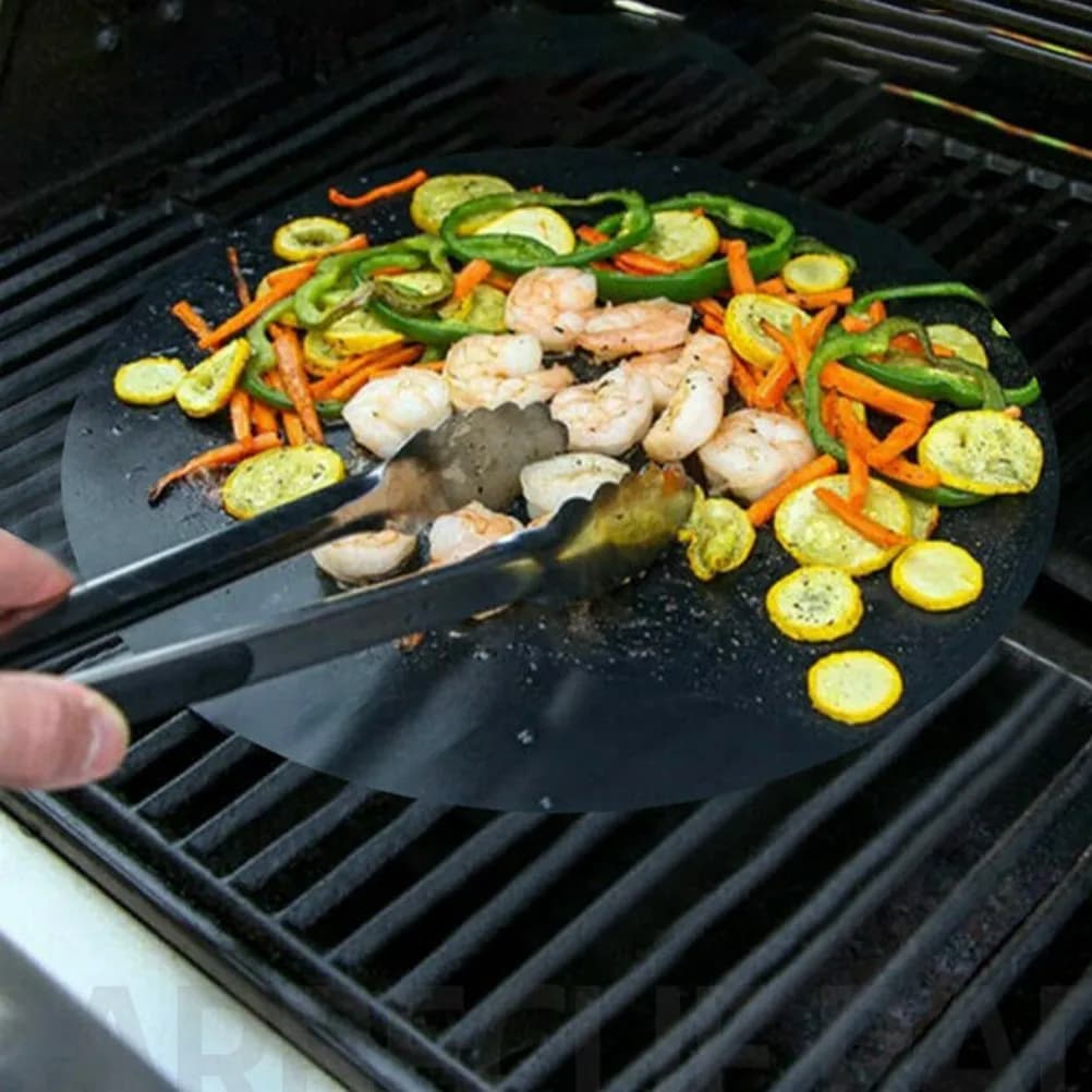 Set di 4 Tappetini da Forno Antiaderenti Resistenti al Calore, Riutilizzabili, Lavabili in Lavastoviglie, Antimacchia, per Friggitrice ad Aria