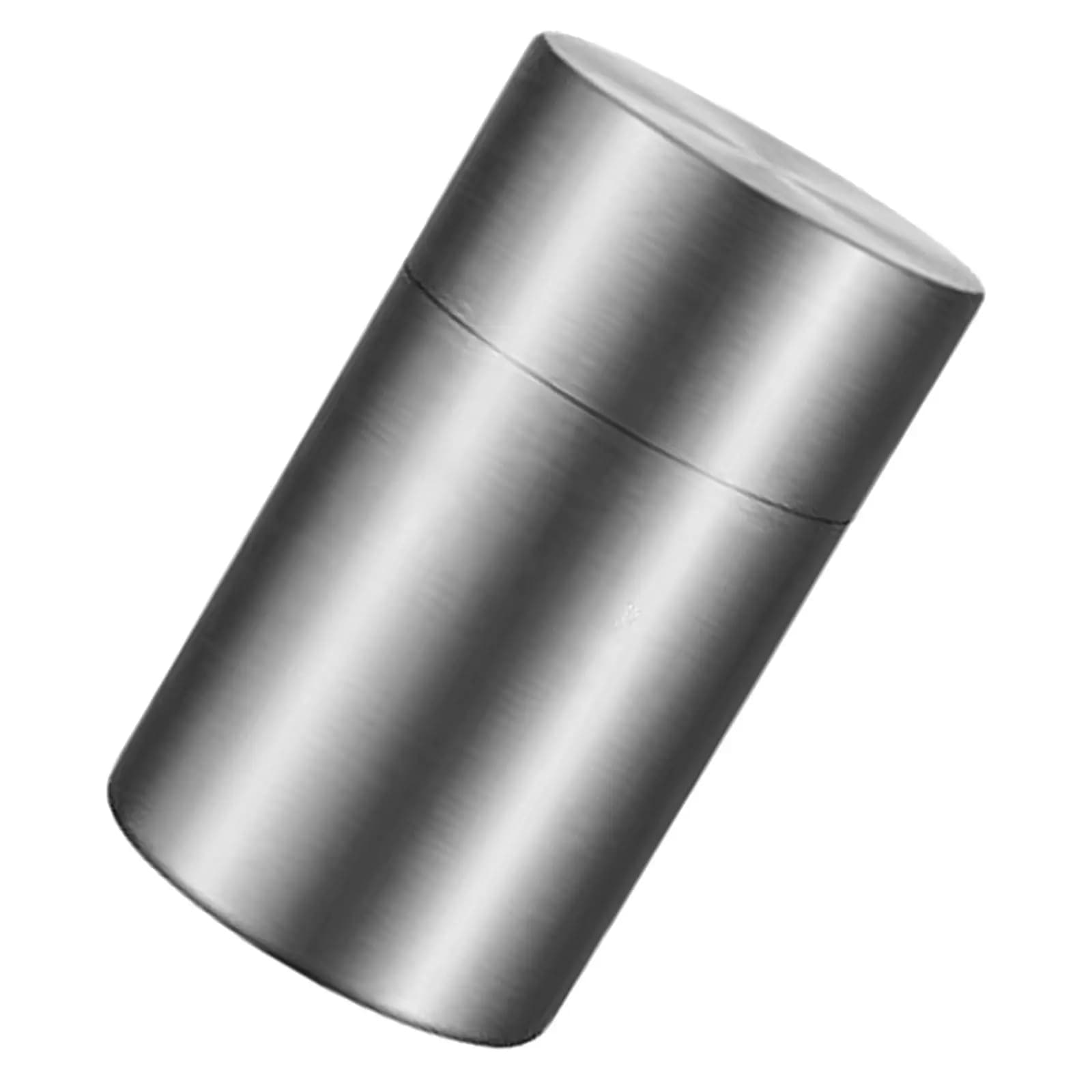 Stainless Steel Sealed Jar Portable Airtight Coffee Container for Loose Tea Nuts Spices Powder Travel Outdoor Kitchen Storage