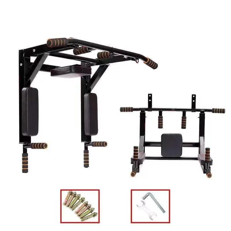 Traction bar and wall mounted dive station for home gym workout for essential daily workout for home gym