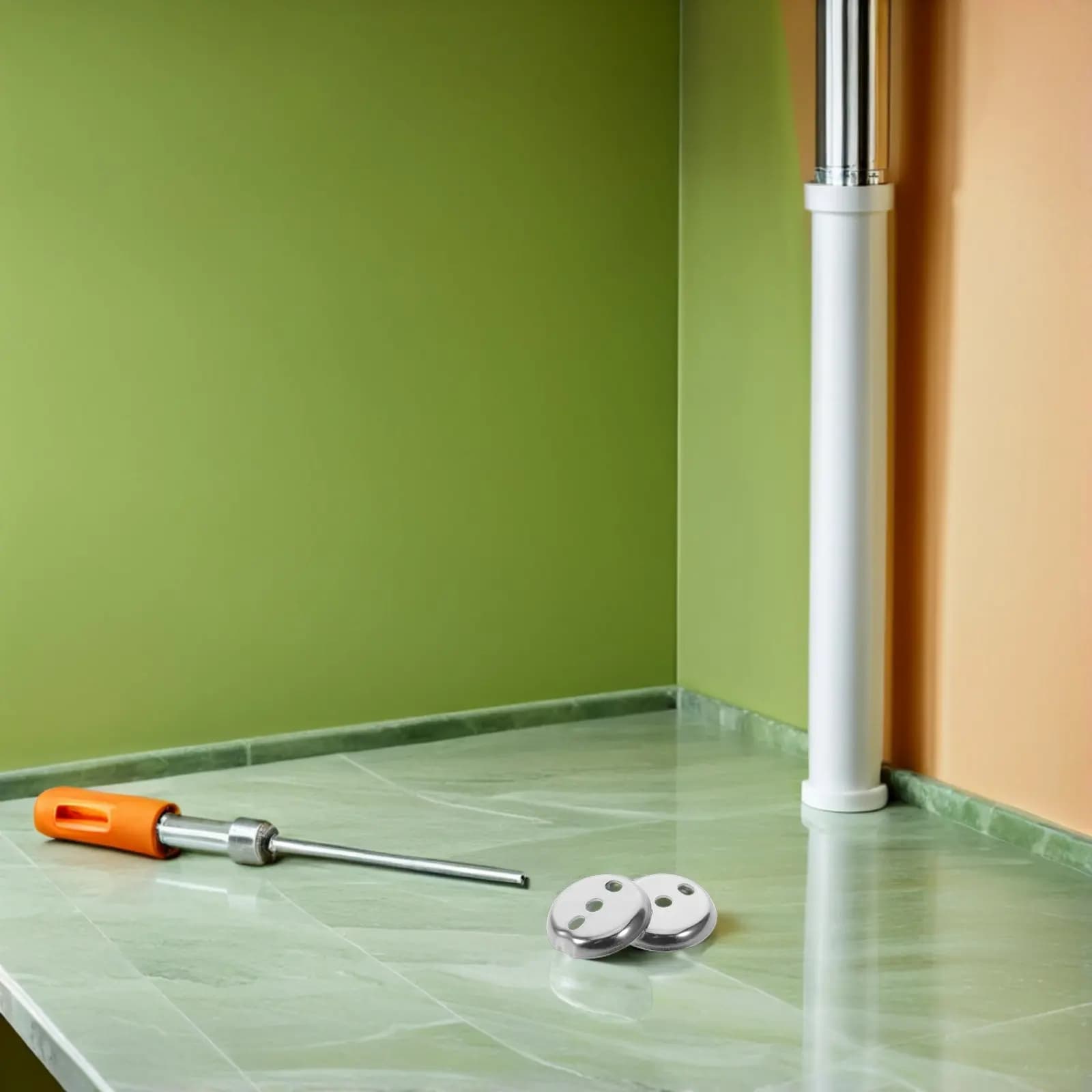 4 Pezzi Base per Portasciugamani, Accessori in Acciaio Inox, Hardware di Montaggio 36.5mm, Piastra Antiscivolo per Montaggio a Parete, Ricambio per Bagno