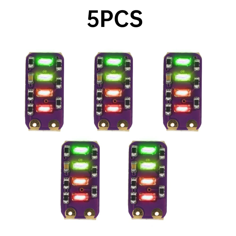 5PCS 3.7-4.2V 6.2-8.6V Modulo di misurazione 1 stringa 2 corde Batteria al litio ternaria Display di alimentazione Mini luce a LED