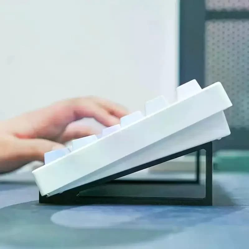 1 Pair Portable Keyboard Elevated Stand, Plastic Computer Keyboard Riser, Monitor Holder