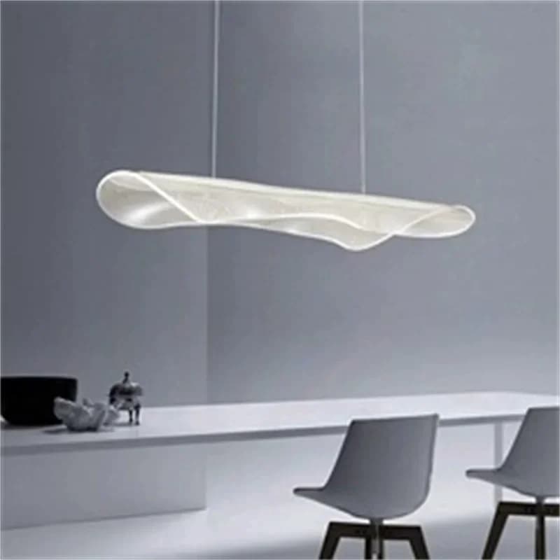 Lampadario Minimalista per Ristorante, Lampada a Striscia Moderna Nordica Semplice per Bar, Reception, Studio, Ufficio