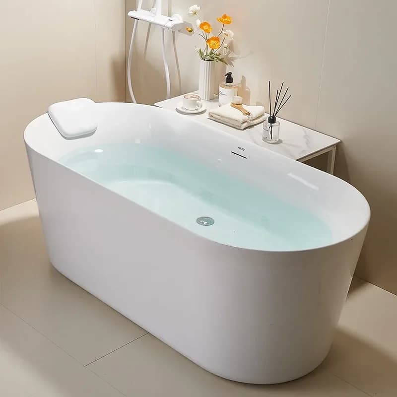 Bath Pillow A2-2 White Waterproof Hardy Heat Resistant Wear Resistant Comfortable Bath Pillow SPA Headrest, Household