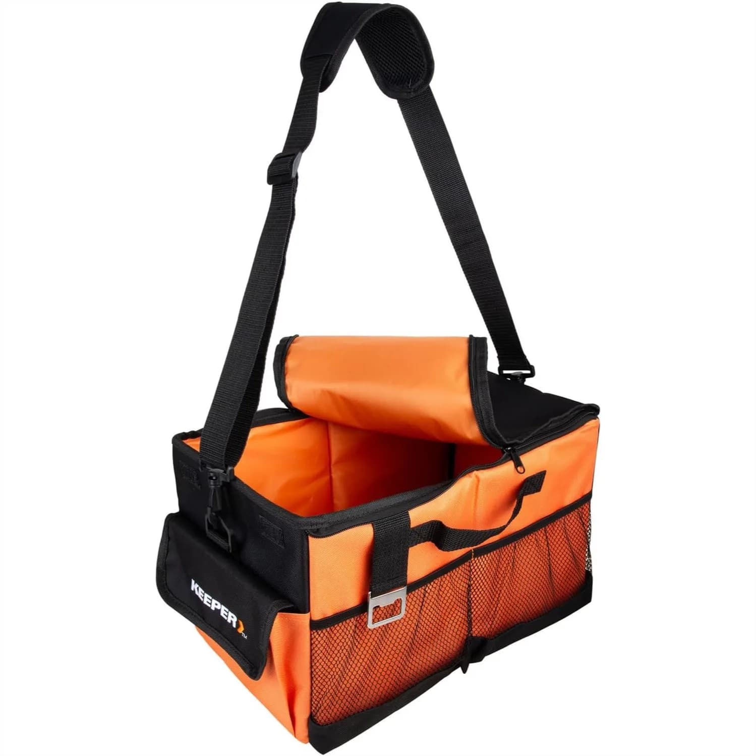 Organizer Portatile per Bagagliaio KEEPER, 19L, Fondo Antiscivolo per SUV e Minivan