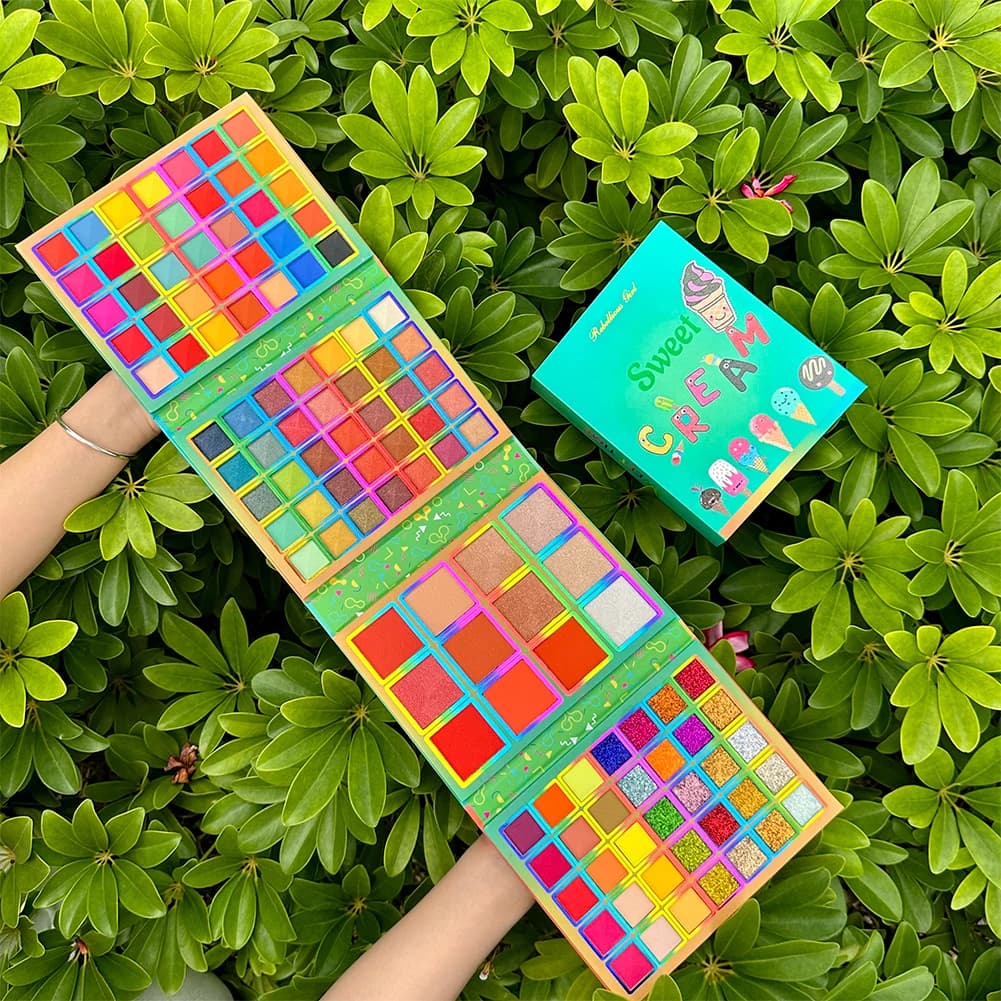Palette di ombretti di lusso ad alto pigmento Set di trucco fard 117 colori Occhi fai da te Cosmetici Glitter lucidi per occhi affascinanti