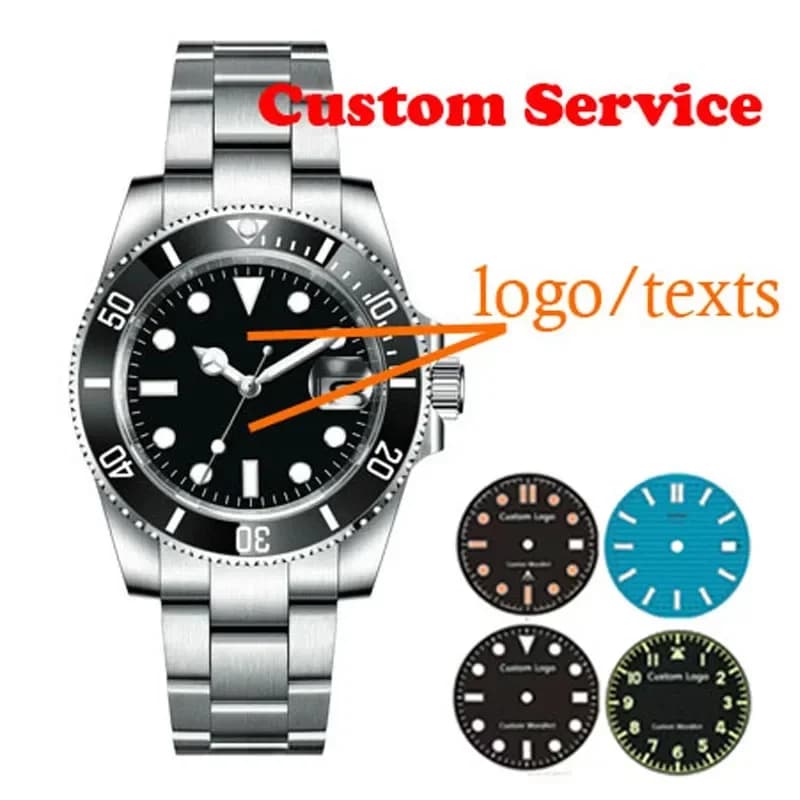 Customization Service: additional cost for custom logos/text printing on squares + laser engraving for back/corona/fiber