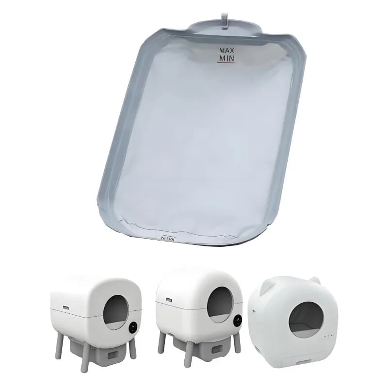 Accessori per Lettiera Automatica per Gatti: Tappetino Impermeabile in Tessuto Morbido/Rivestimento Rimovibile per Lettiera Automatica da 95L