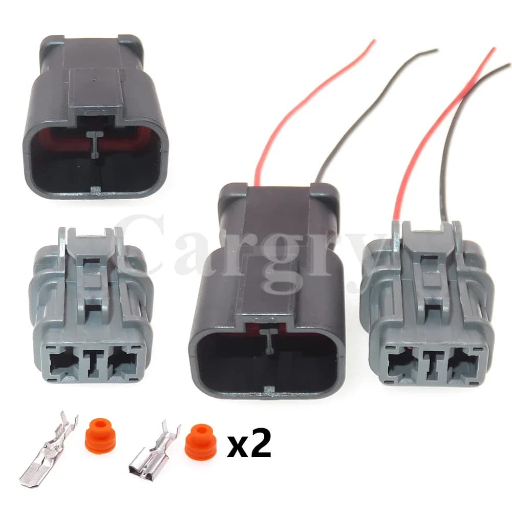 Set di 2 Connettori Auto 7222-6423-30 7222-6423, Assemblaggio AC 7123-6423-30 7222-6423-40, Presa Elettrica per Radiatore Auto