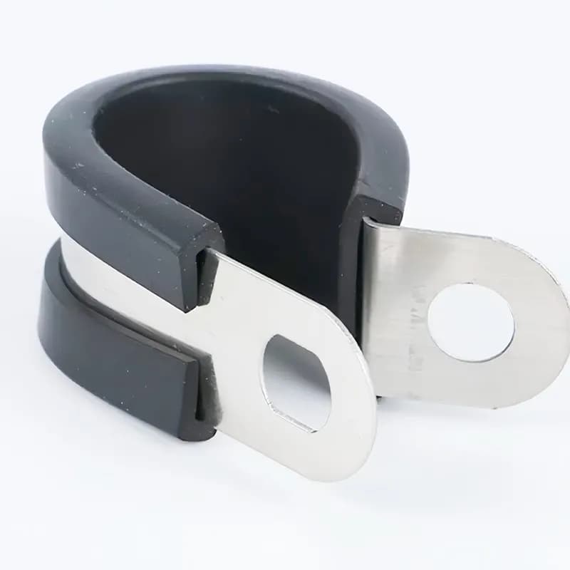21 pcs M16 Tube Fastening Clips, Stainless Steel Body, Cable Wire Management Workshop Maintenance, Vibration Dampening