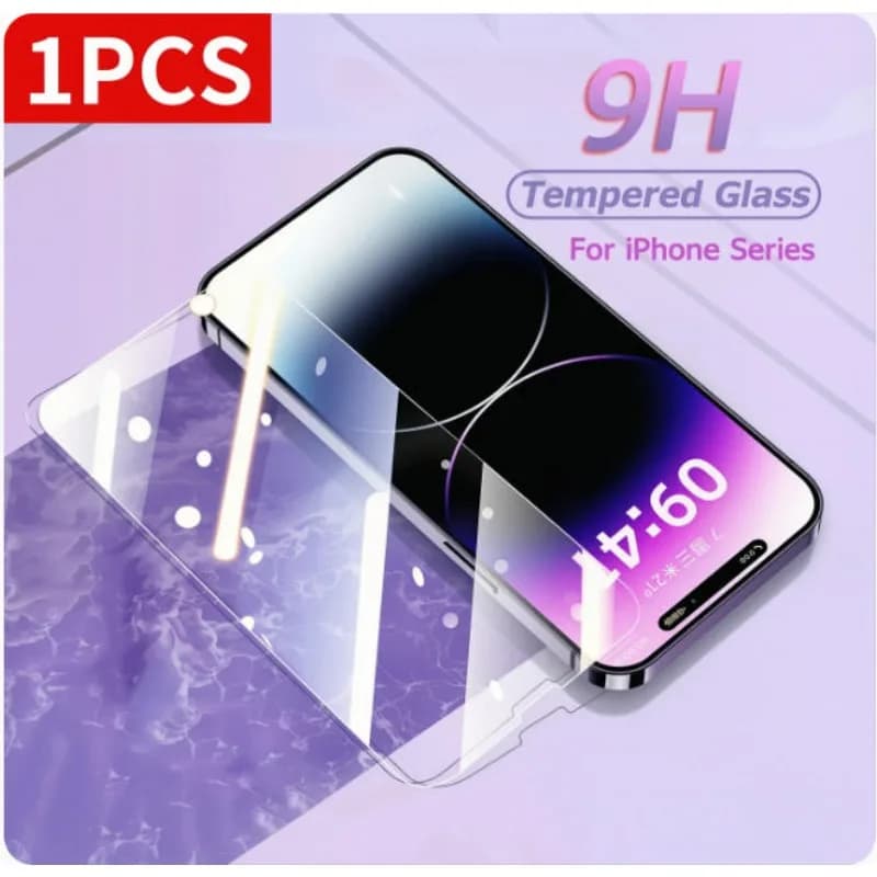 Tempered glass screen protectors 1 5 pieces for iPhone XS XR 11 12 13 14 15 16 17 Pro Max Mini Plus SE Third generation models