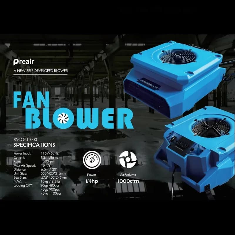 Wholesale 500CFM HEPA Air Scrubber Flood Water Restoration Cleaner Industrial Mold Moisture Removal Purifier for Site Rescue