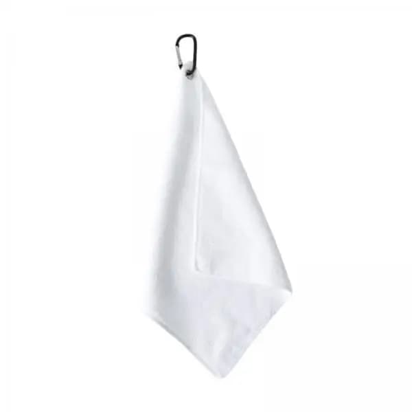 Wet and Dry Golf Towel Easy Carry Wiping Cloth Portable Gear for Golf Club Ball Cleaner Training