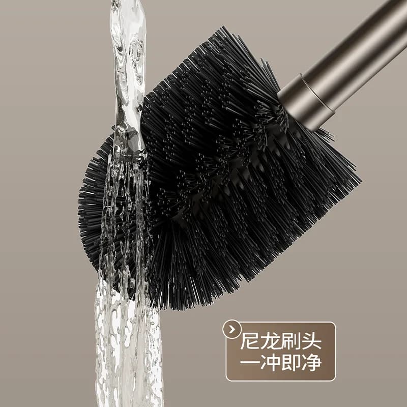 Toilet Brush Gap Brush Toilet Bathroom Brush No Dead Ends Wall Hanging No Punching Toilet Cleaning