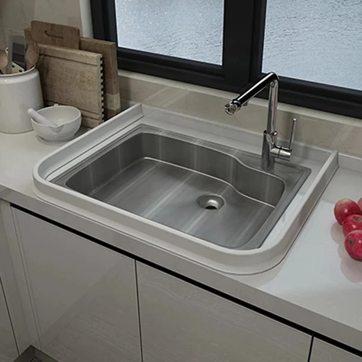 SYW-Silicone Barriera d'acqua per bagno, Striscia di contenimento acqua pieghevole, per soglie di porte del bagno, lavatrice e doccia