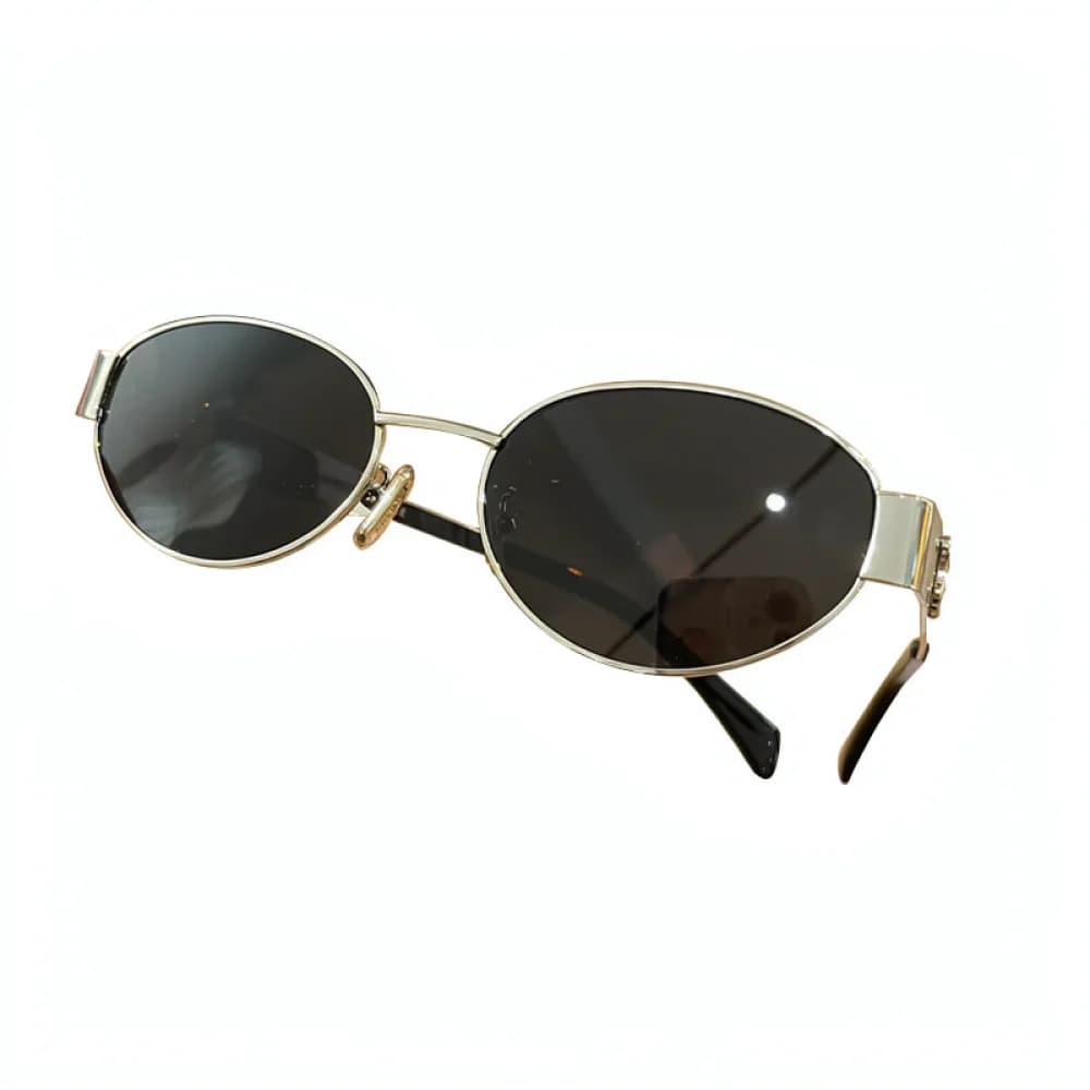 Trendy Oval Sunglasses Vintage Style Sun Glasses Unisex Wide Temple Design UV400 Shades Fashion Streetwear Accessories