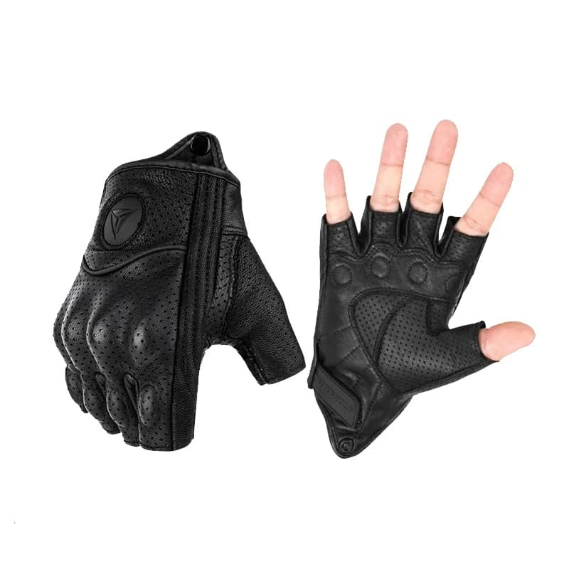 Guanti da moto in pelle Guanti da uomo estivi Guanti da motociclista Guanti da motocross per moto M-XXL