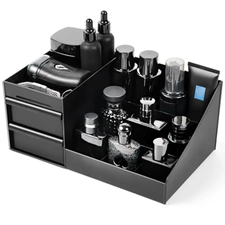 Mens Organizer, Perfume Organizer, Cologne Stand, Cologne Shelf, Perfume Stand, Mens Dresser, Bathroom Organizers and Storage,