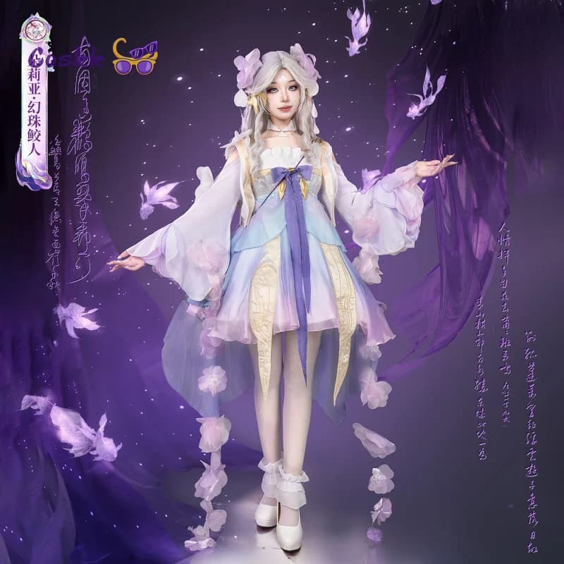 Costume di Halloween Gioco Honor Of Kings Dolia Sirena Nuova pelle Costume cosplay Dreamy Cute Dress Carnevale Outfit Adulto