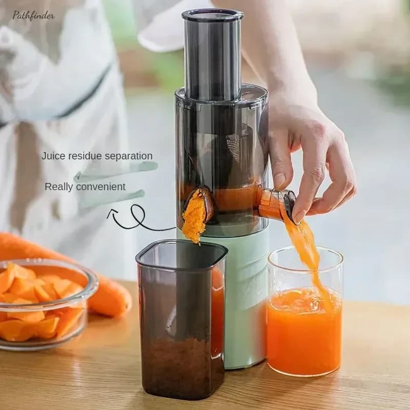 Mokkom Mini Spremiagrumi Lento. Family. Fully automatic. Baby. Multifunctional. Separation of residues. Mini fruit juicer. Frullatori.