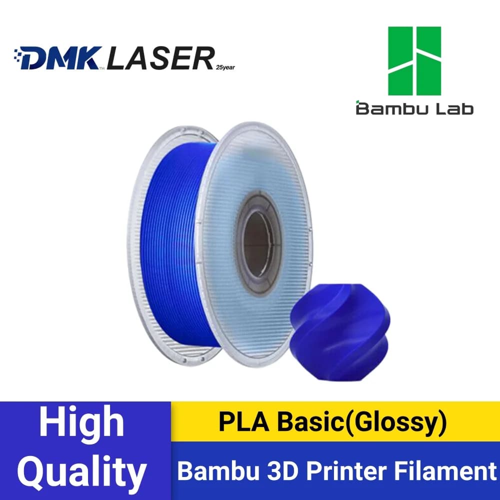 Filamento per stampante 3D Bambu Lab, PLA puro Basic Glory 1KG, materiali per stampa 3D ad alta resistenza, riconoscimento parametri RFID intelligente.