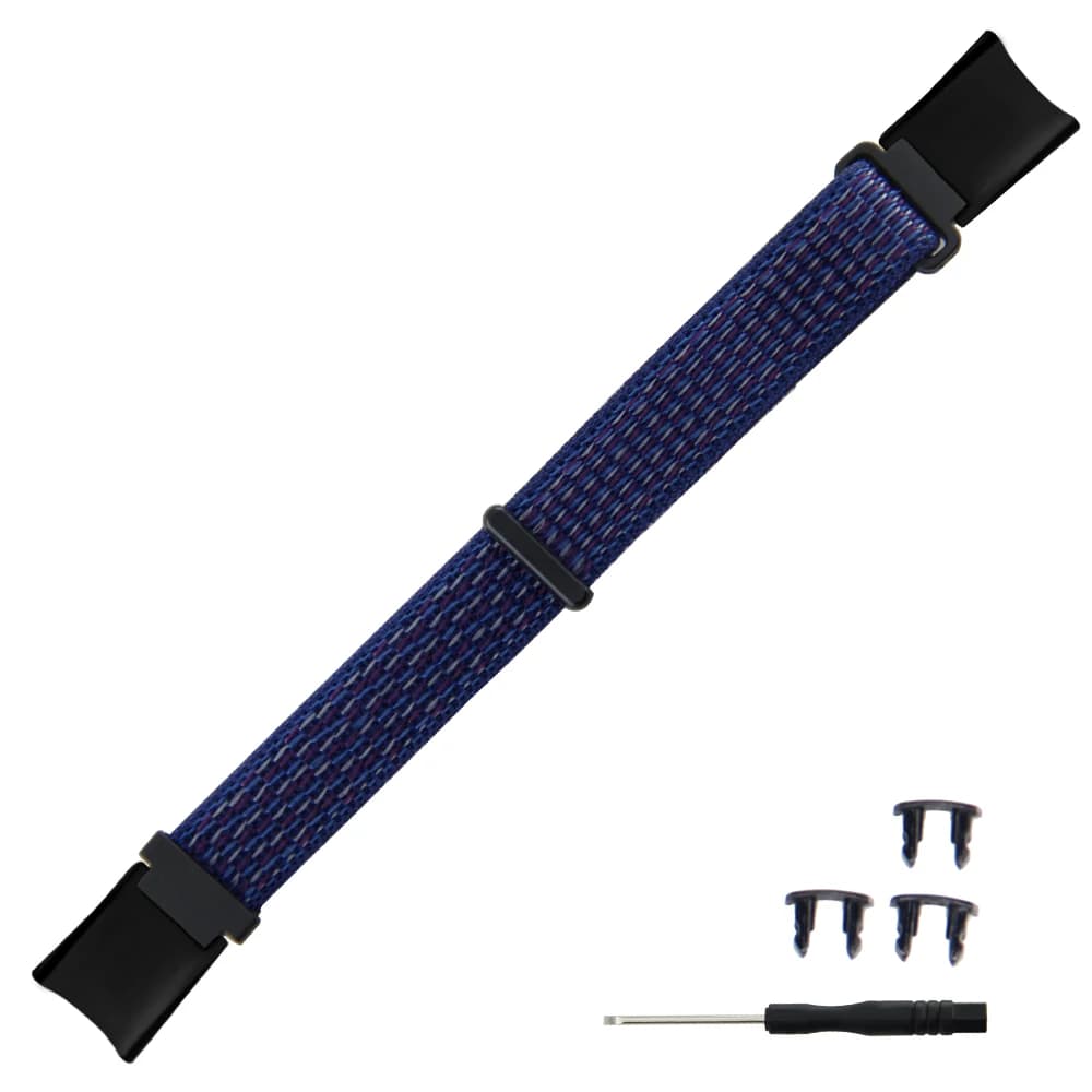 Cinturino per orologio in nylon velcro per Honor Band 4/5 cinturino per orologio sportivo sportivo regolabile traspirante a sgancio rapido uomo donna