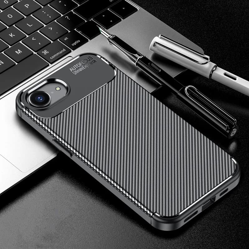 Per iPhone SE 2022 2020 Custodia Per iPhone 7 8 SE 2025 SE4 Copertura In Fibra di Carbonio Morbido Silicone Antiurto Paraurti Per iPhone SE SE2 SE3