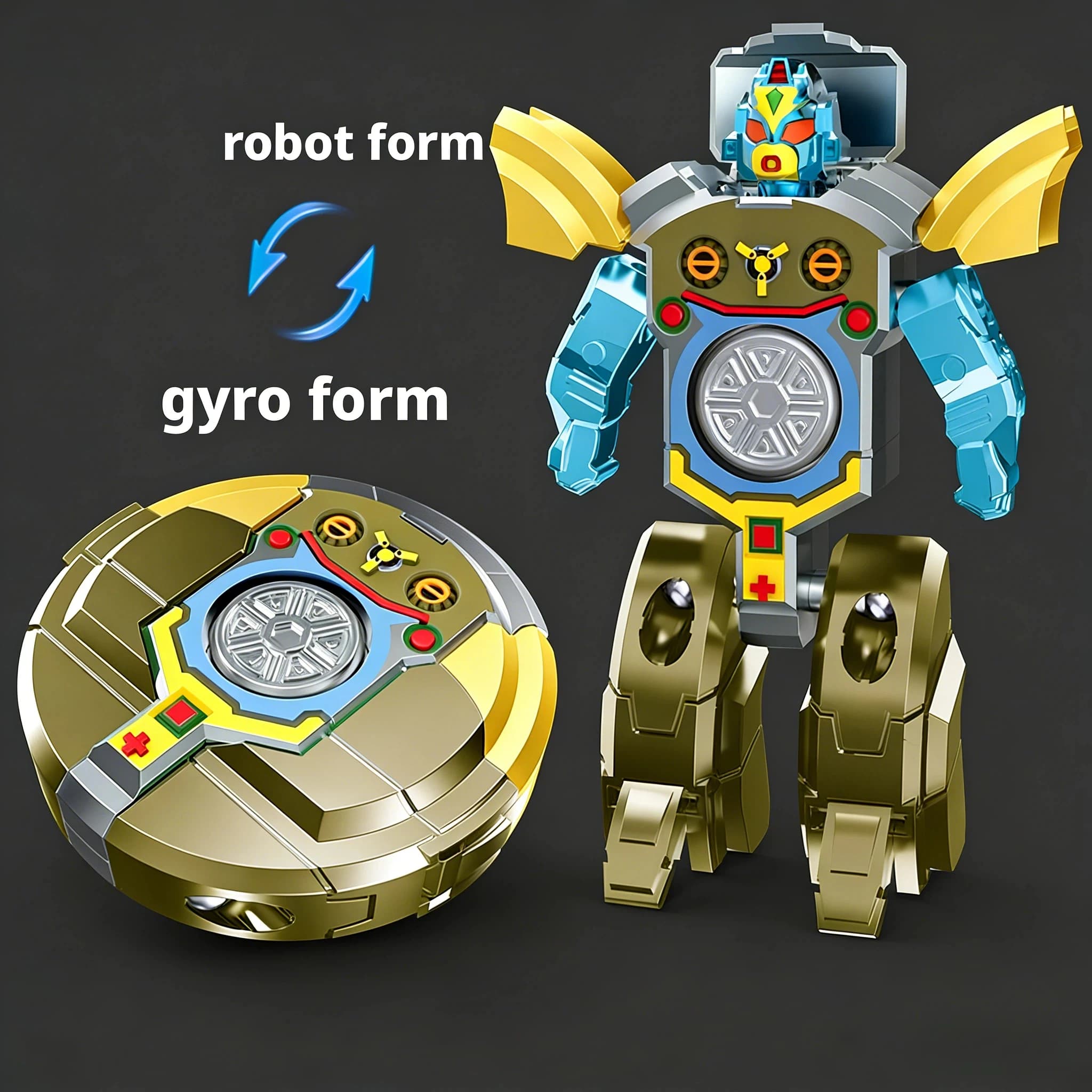 Nuovo Spinner Deformabile per Bambini 2026 - 360 ° Giocattolo robot rotante, giocattoli antistress, regalo di compleanno creativo per ragazzi e ragazze
