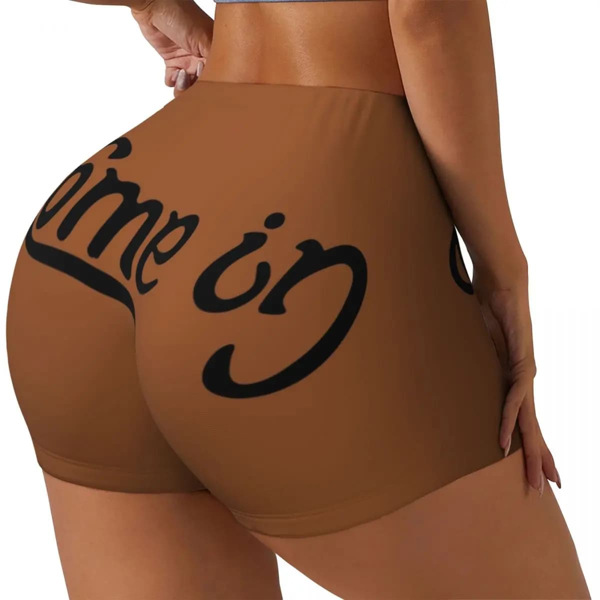 Pantaloncini da corsa per allenamento da palestra da donna Come In Go Away personalizzati Pantaloncini da yoga per motociclisti da pallavolo atletici