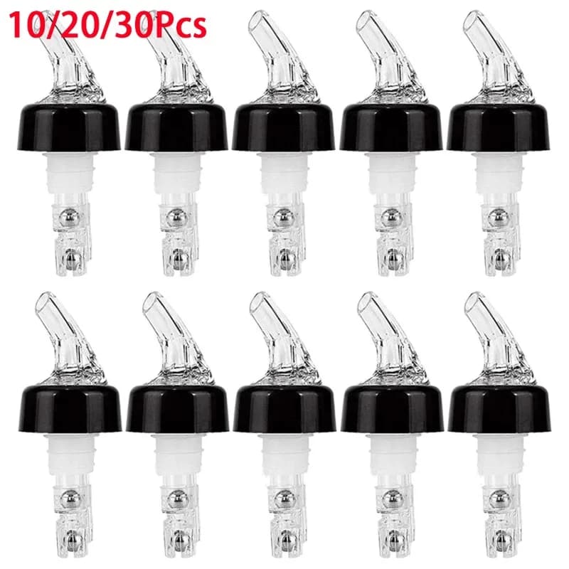 10/20 Pz Automatico Misurato Vino Pour Whisky Shaker Trasparente Bar Misura Cocktail Dispenser Bottiglia di Vino Tappo Bar Accessori