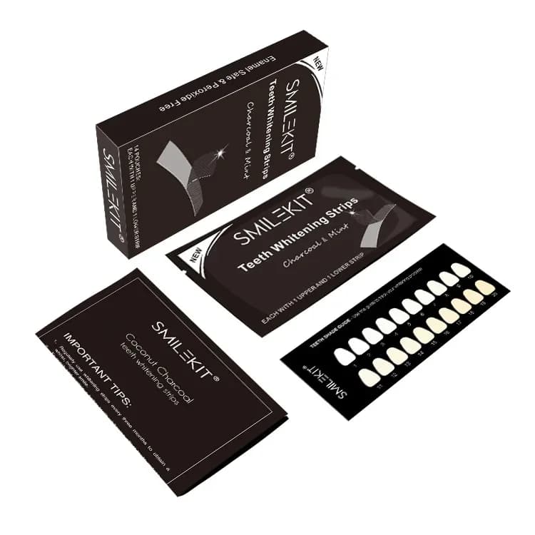 28/14pcs Carbon Whitening Tooth Strips Removal Macchie Of Hygiene Oral Hygiene Care Dentale Shadow Whitening Kit Polish White Tool
