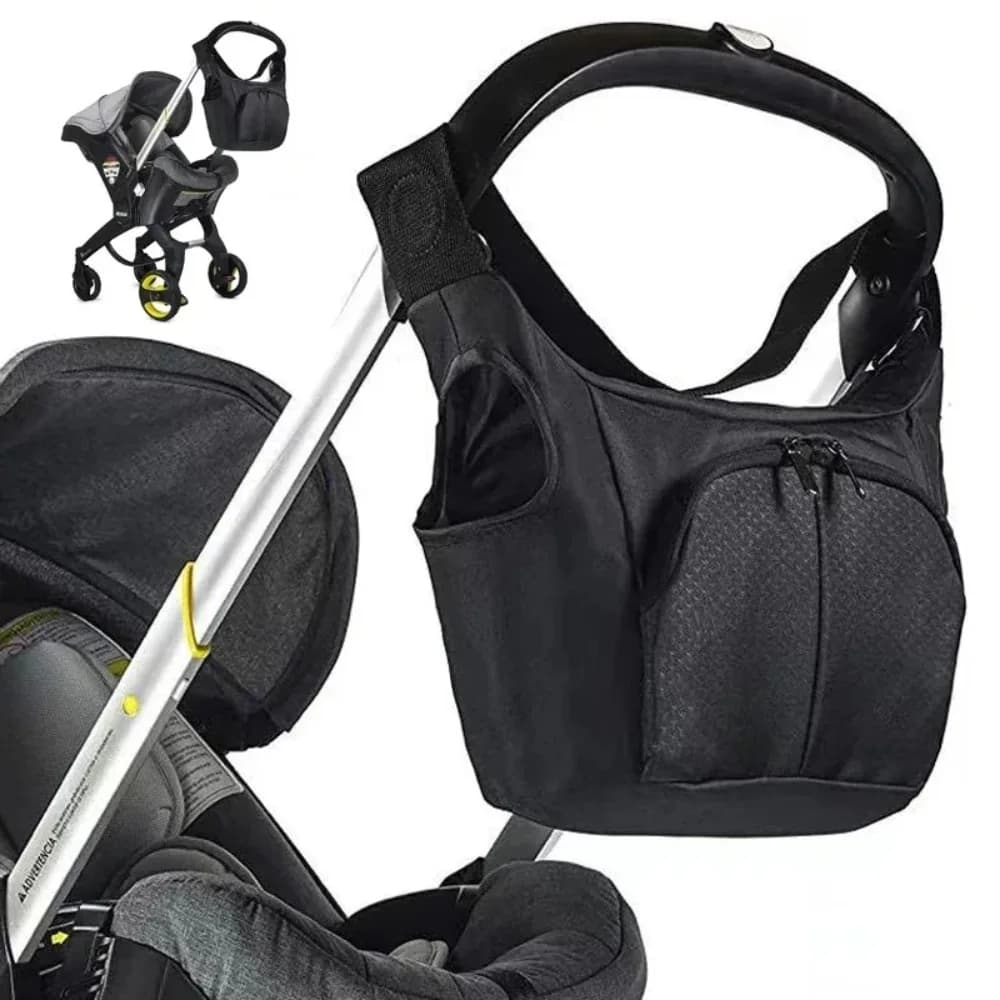 1pc mommy storage bag for doona Stroller accessories portable diaper bag compatible with stroller black waterproof storage bag