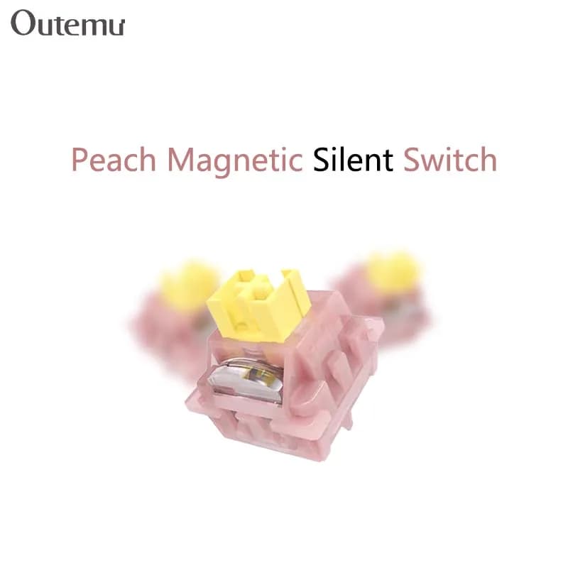 Interruttore silenzioso magnetico pesca Interruttori per tastiera da gioco lineari 40g Accessori per PC Impostazione gratuita Pre viaggiare Applicare a Leobog Wooting