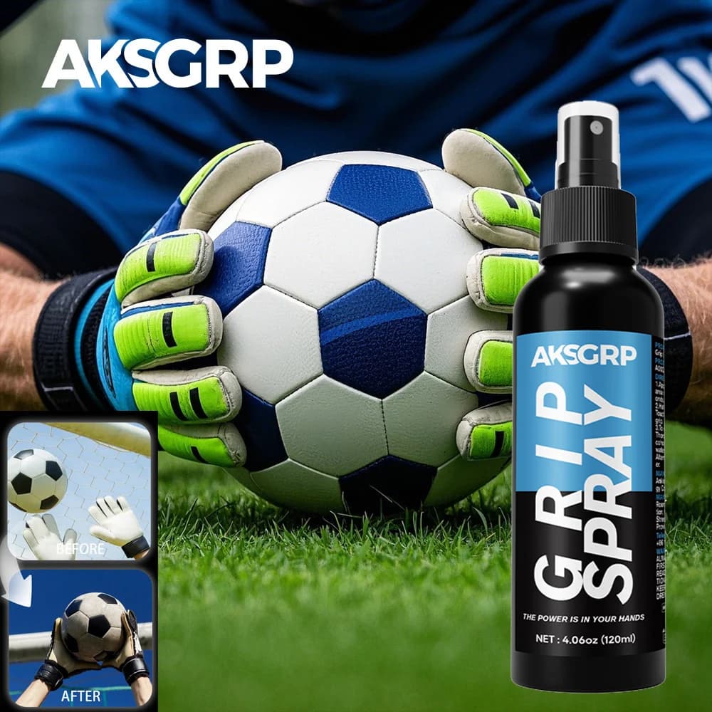 120 ml goal wearer gloves spray calcium grip spray for wearer gloves glue for improved sticky baseball gloves