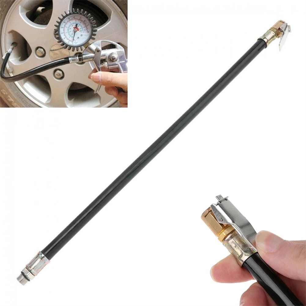 Tubo di gonfiaggio per pneumatici per auto adattatore per auto gonfiabile tubo di prolunga per pompa d'aria per pneumatici connettore per tubo flessibile