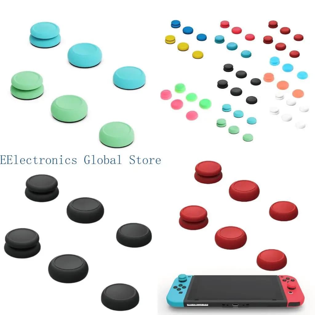 462B 6 pezzi Cappucci per impugnatura per pollice per controller Lite Joystick Cover Thumbstick per custodia Accessori per