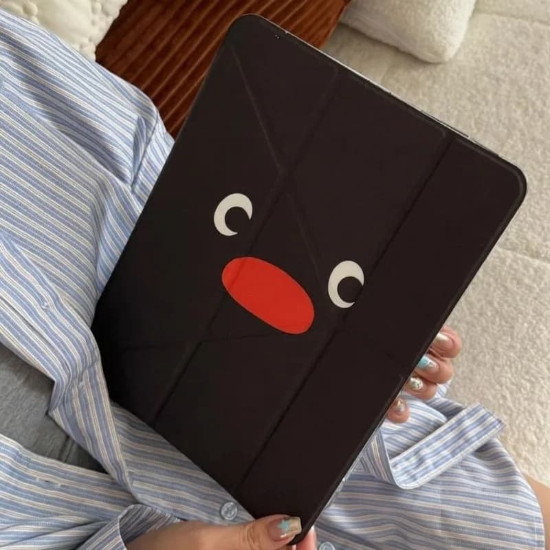 Penguin Shockproof 3+Y Fold Tablet Cover for IPad Pro 12 9 Case Mini6 8.3 10.9 10th 9.7 5/6th 10.2 7/8/9th Air3 10.5 A16 2025 11