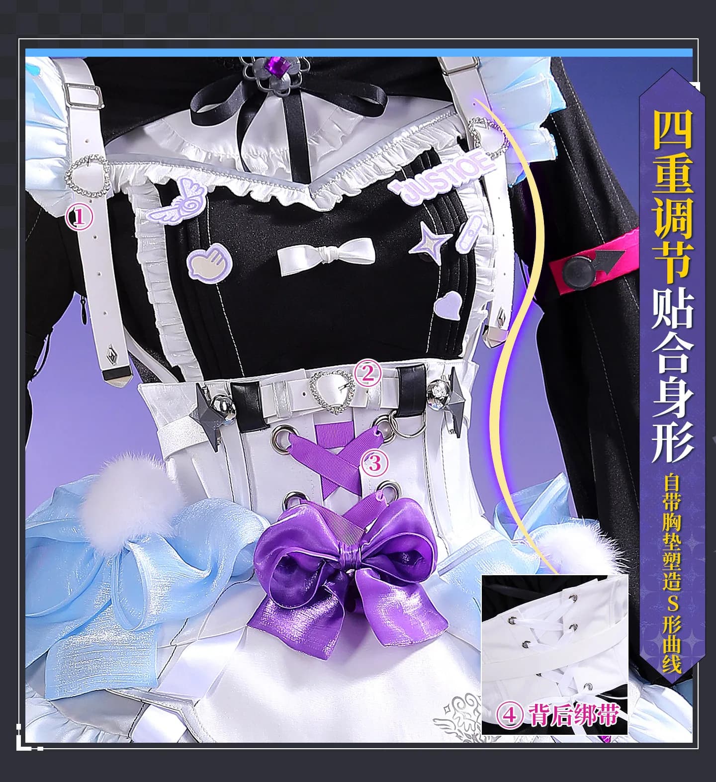 Costume Cosplay Anime Vtuber Nijisanji Enna Alouette, Nuovo Abito Elegante, Uniforme per Giochi, Vestito per Feste di Halloween, Outfit per Donne