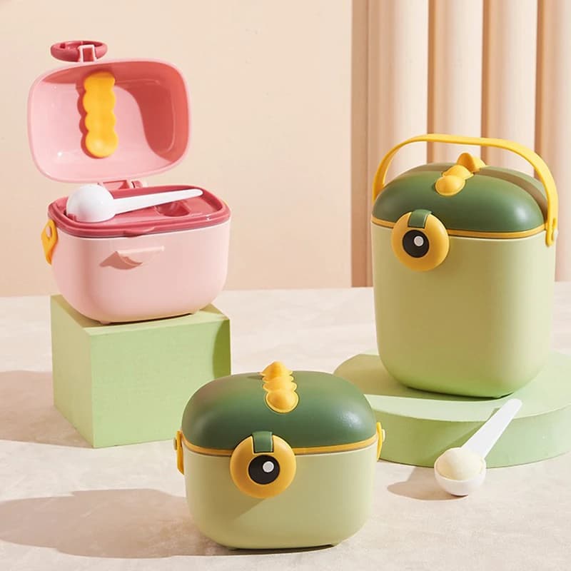 Scatola portatile per alimenti per bambini, contenitore per cereali essenziali per neonati, contenitore per snack per bambini, ideale per i viaggi