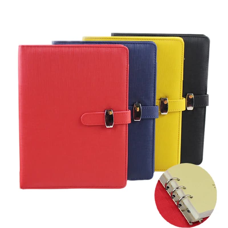 Nuovo A6 A7 6 raccoglitore ad anelli PU quaderno a Clip in pelle copertina per Notebook a fogli mobili Agenda Planner Organizer cancelleria per ufficio scolastico