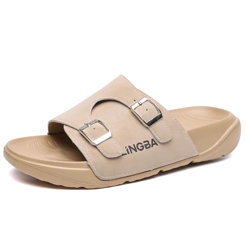 Men's Casual Sandals, New Fashion Beach Sandals, Soft Sole, Flat Heel, Comfortable and Lightweight, Male Footwear