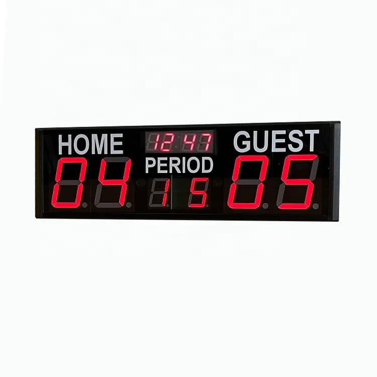 Basketball/tennis/volleyball Digital Scoreboard 4Inch 10 Digits Powered Scoreboard with Remote Control