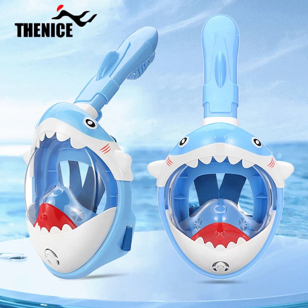 THENICE Snorkeling Mask Glasses Dive Occhialini Equipment Swimming equipment Children's underwater masks completely dry waterproof