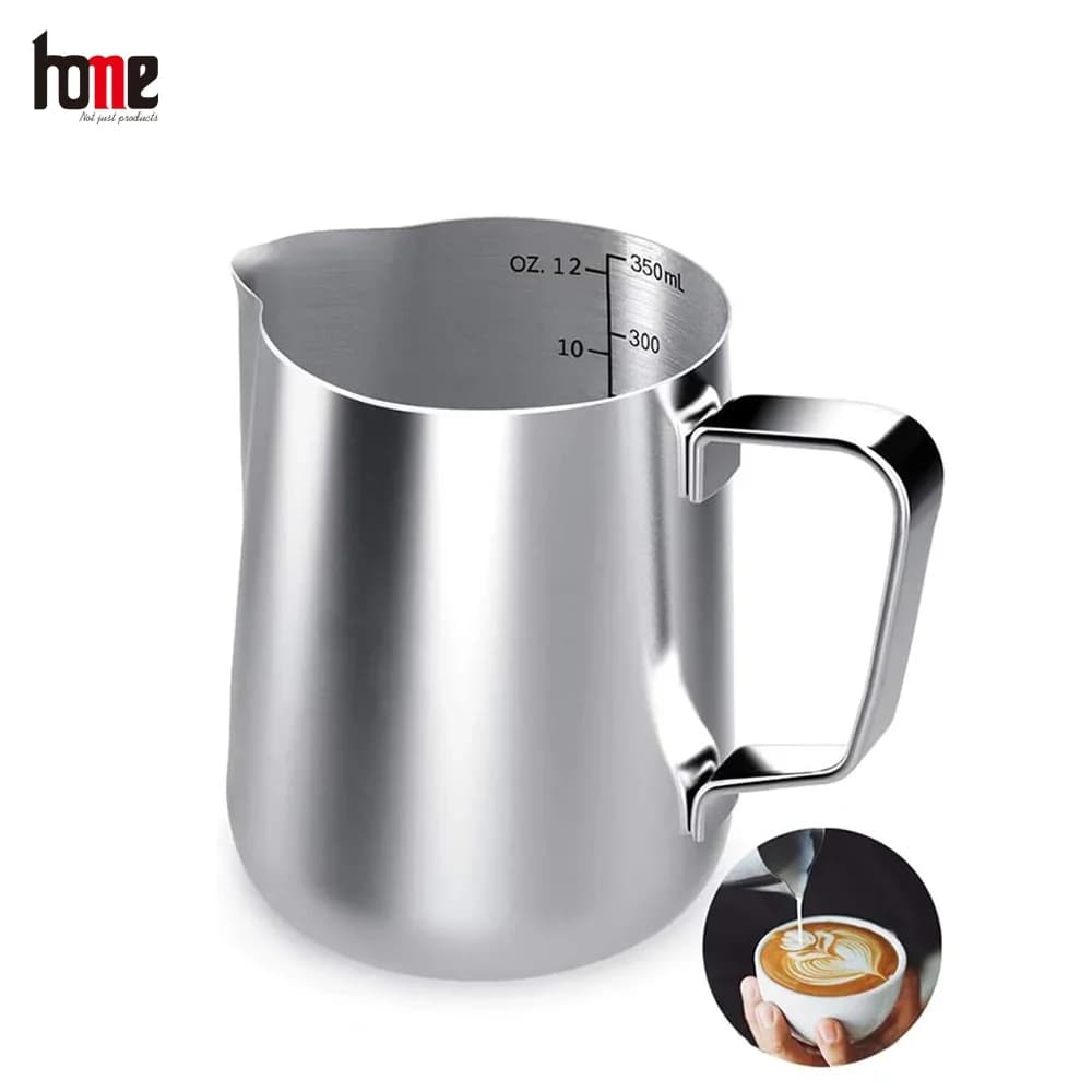 Stainless Steel Milk Frother Pitcher for Espresso Machine Barista Coffee Accessories for Latte Art Cappuccino