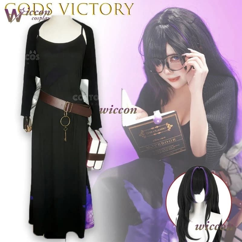 rzjk/ Label Goess Victory Cosplay Costume Full Set Gothic Lolita SciFi Bunny Girl Sexy Party Halloween Cosplay Role Play Outfits