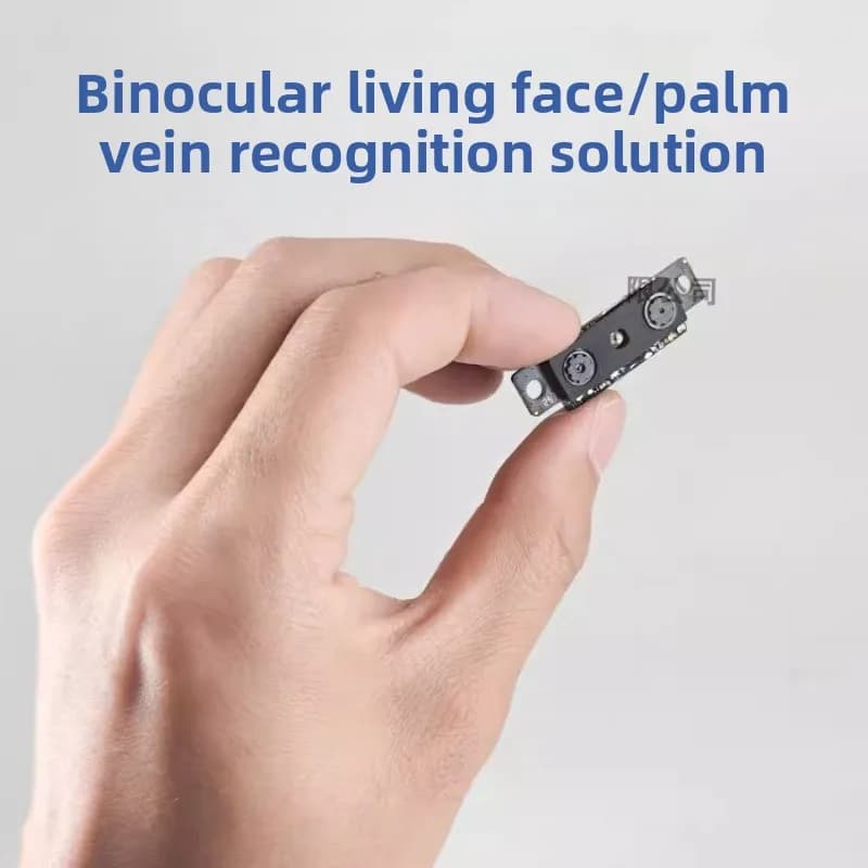 Modulo di riconoscimento del viso e delle vene della palma con intelligenza artificiale per serrature intelligenti a basso consumo, sistemi di controllo accessi e di rilevamento presenze.